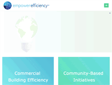 Tablet Screenshot of empowerefficiency.com